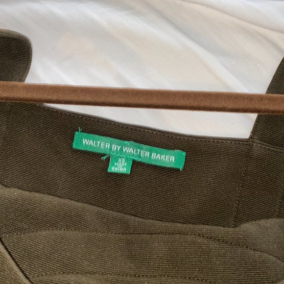 Walter Baker Olive Green Bandage Bodycon Dress - Perfect for a Night Out size XS - Picture 14 of 14